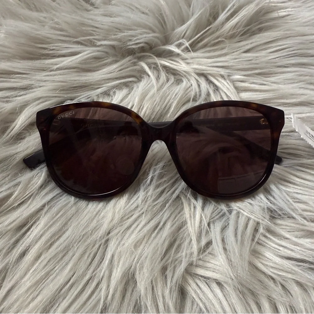 GUCCI GG0461SA Cat Eye Havana Tortoise Sunglasses NWT